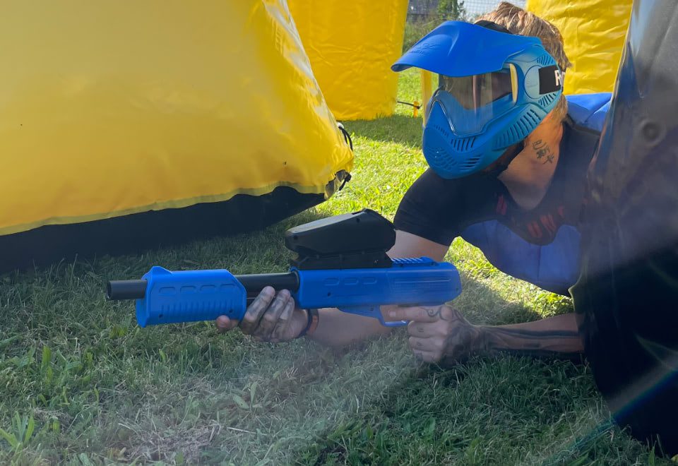 Kinder Paintball Anlage komplett für Zuhause mieten