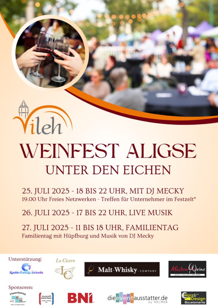 weinfest aligse 2025 – unter den eichen