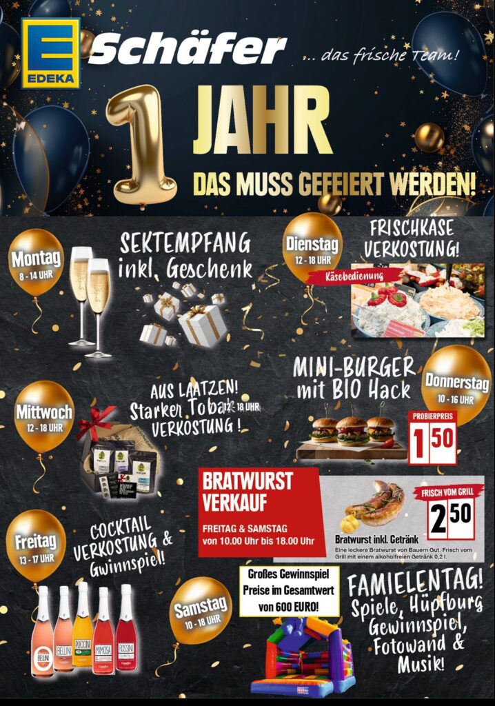 edeka schaefers laatzen 1 jahr
