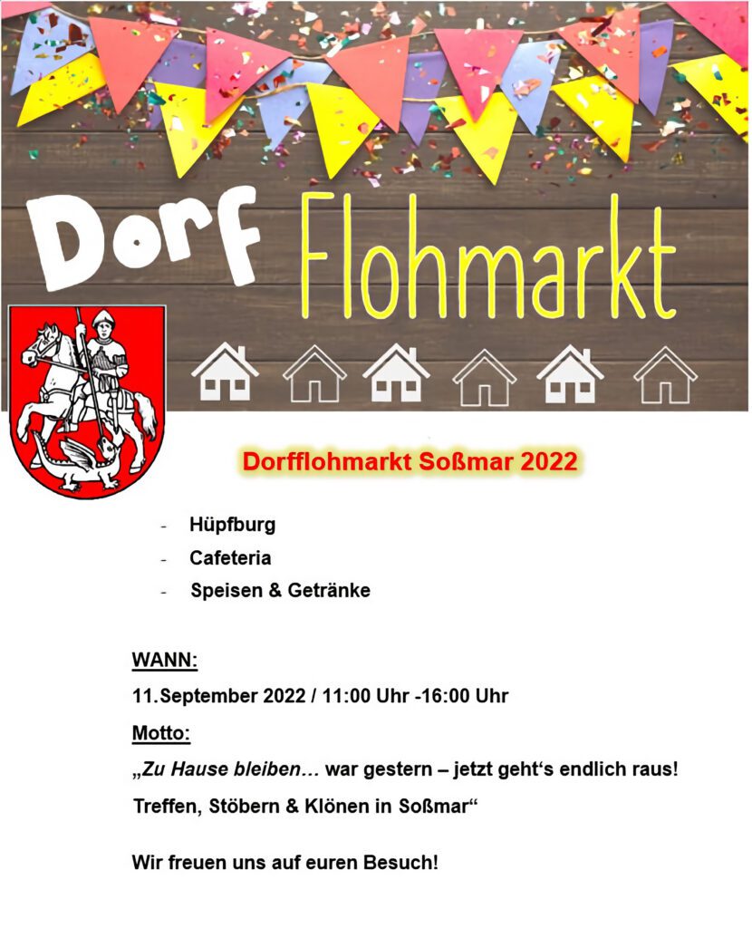 dorfflohmarkt soßmar 2022